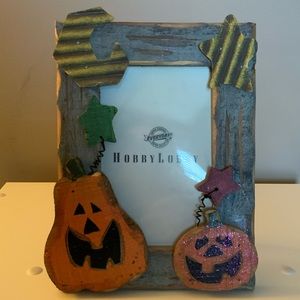 Hobby lobby 4X6 Halloween Pumpkin Wooden Picture frame